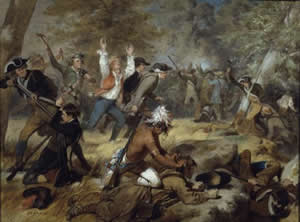 Alonzo Chappell's painting of the Battle of Wyoming