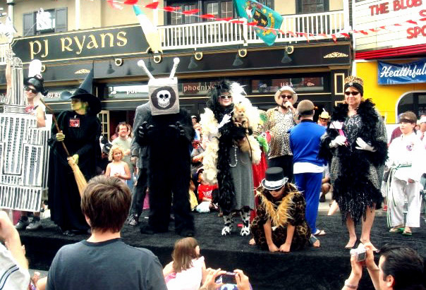 Festival goers love dressing up in costume