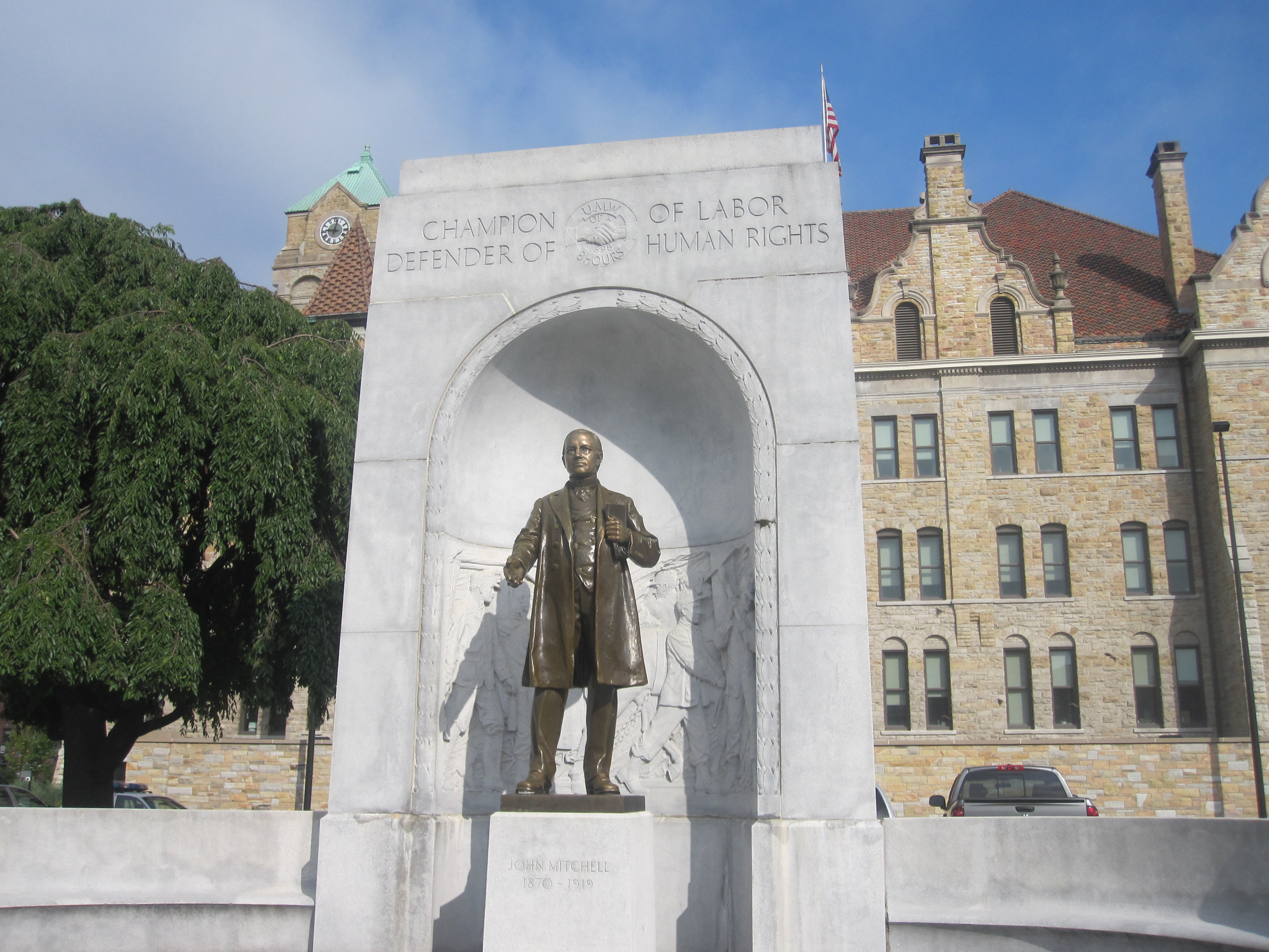 Monument to John Mitchell in Scranton