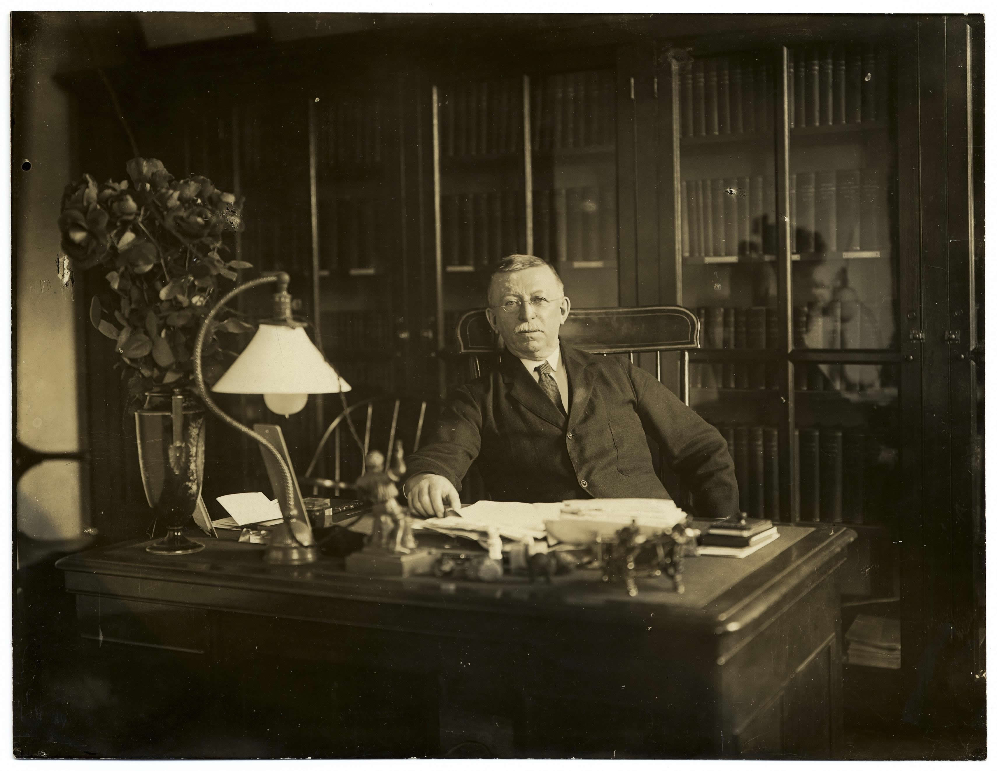 Edgar Fahs Smith at his desk