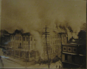 The City Hotel Fire, 1914