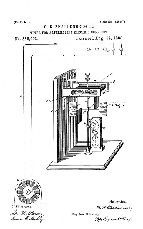 Electric Meter Patent Diagram