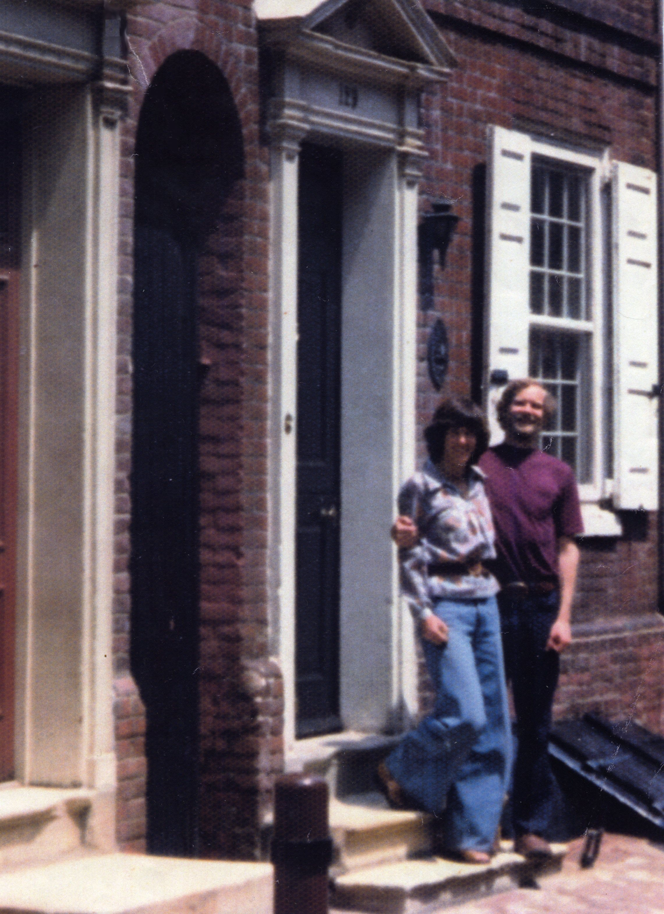 Kettell Family in front of their new house in 1975