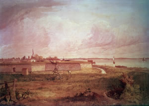Painting of Fort Mifflin