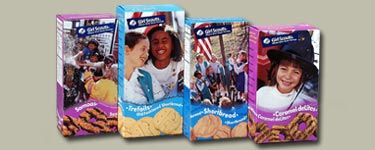 Girl Scout Cookie varieties today