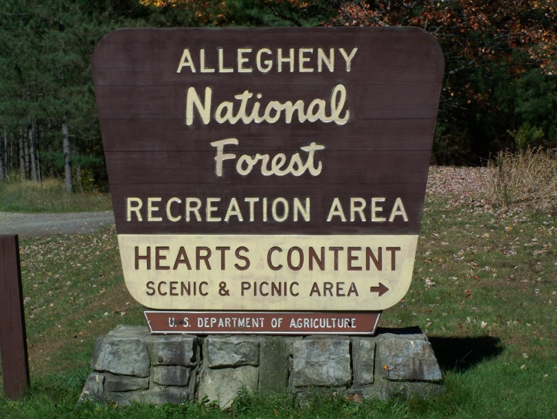 Entrance to Heart's Content Scenic Area