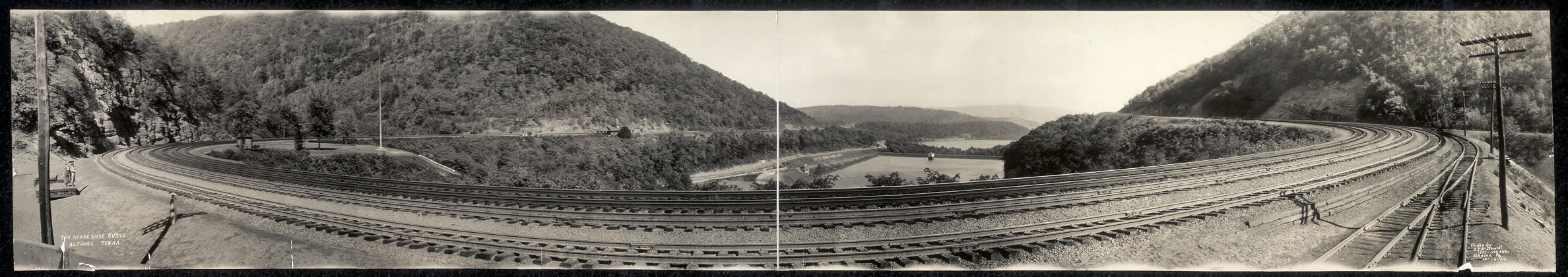Panorama view of the Horseshoe Curve