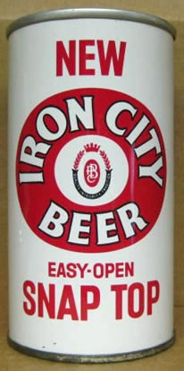 Vintage Iron City Beer can