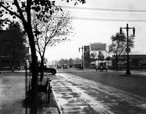Lincoln Highway in Philadelphia in 1920