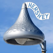 Lamppost in Hershey