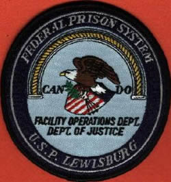 Lewisburg Federal Penitentiary Workers Patch