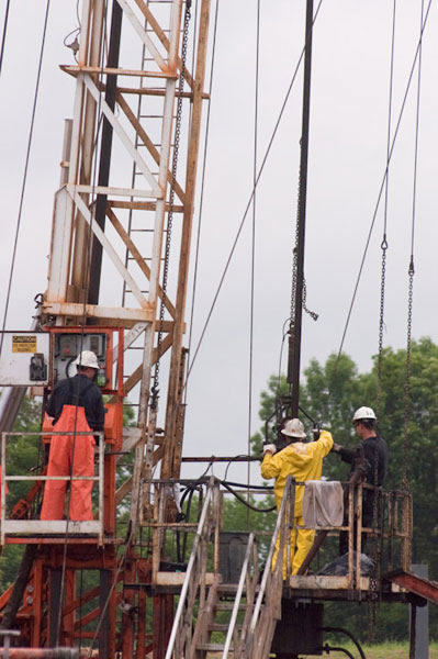 Drilling Rig at a Marcellus Site