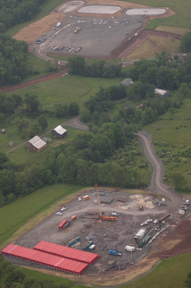 Marcellus Drilling Site in Bradford County