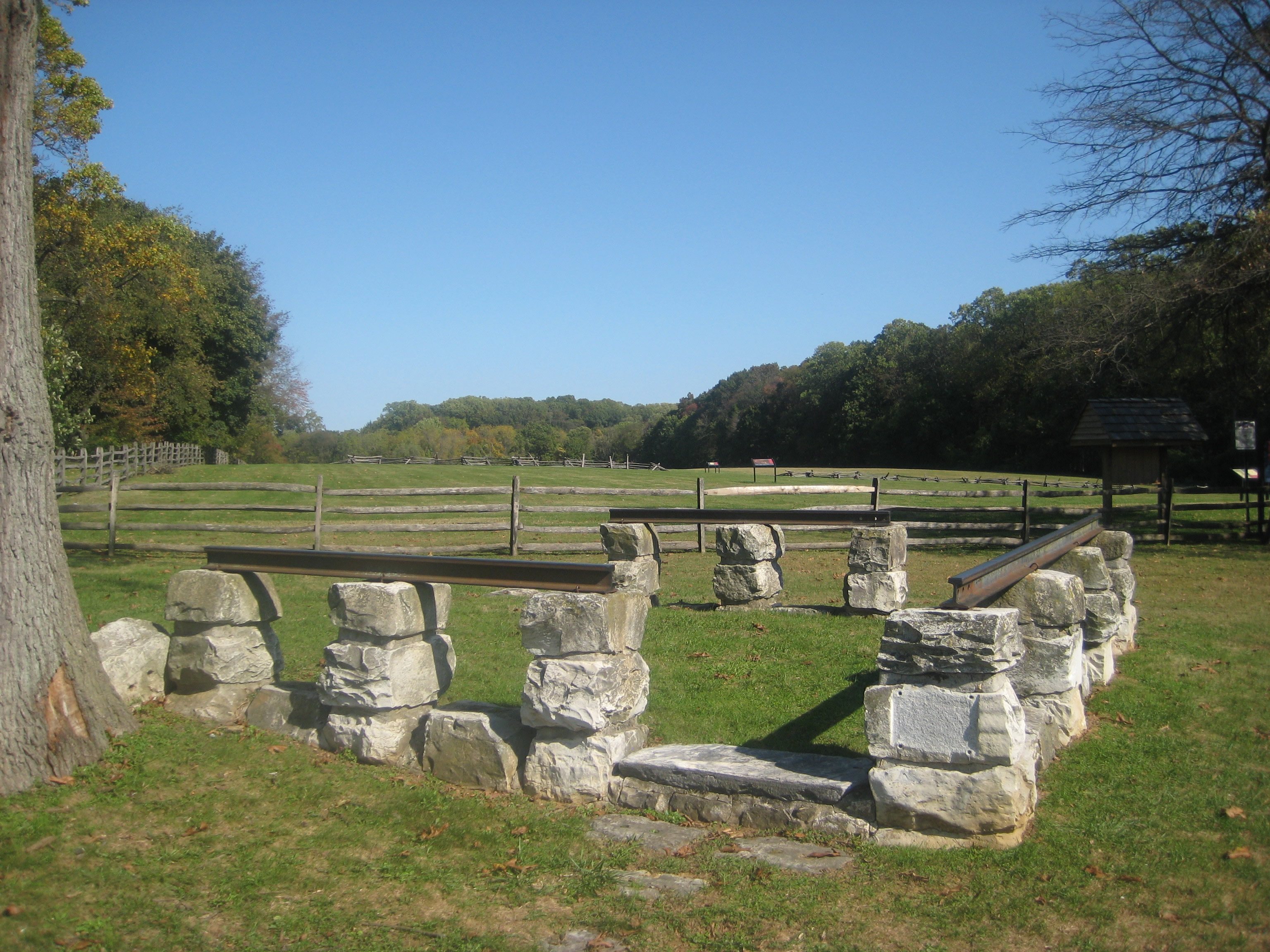 Fences and Structure at Paoli Battlefield