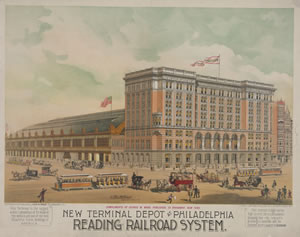 Reading Railroad Terminal in Philadelphia