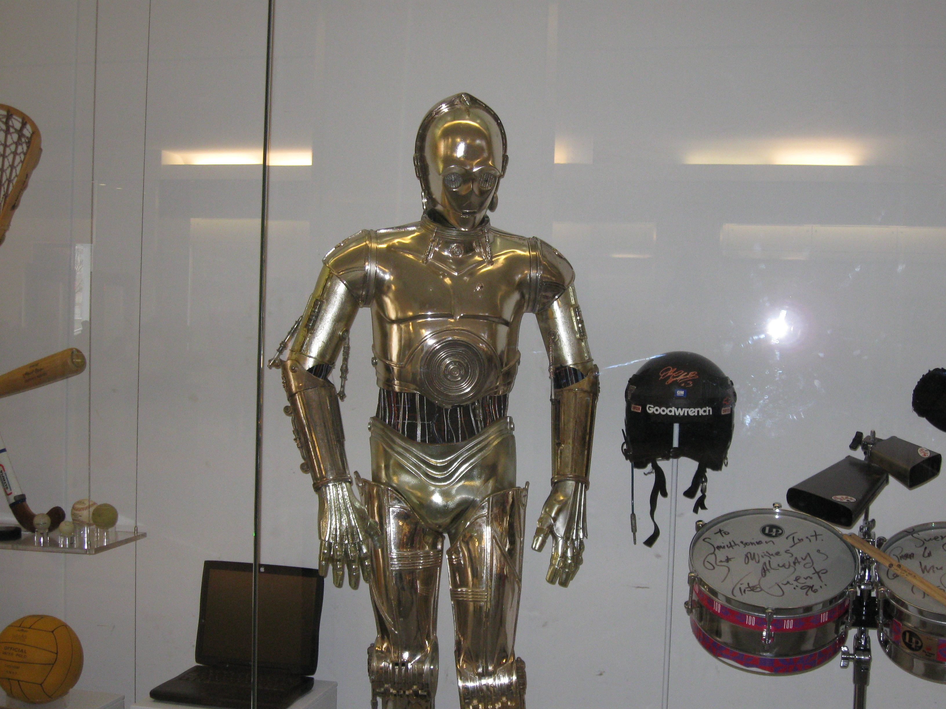 C3PO on exhibit at the Smithsonian Institution