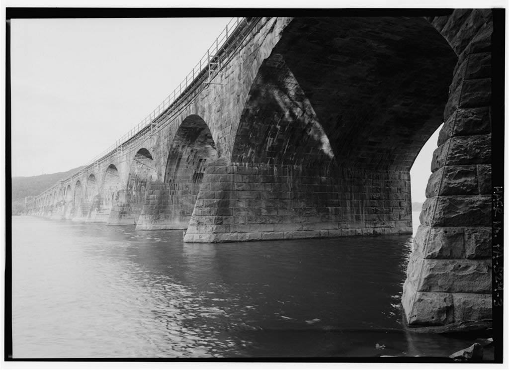 The arches of the Rockville Bridge