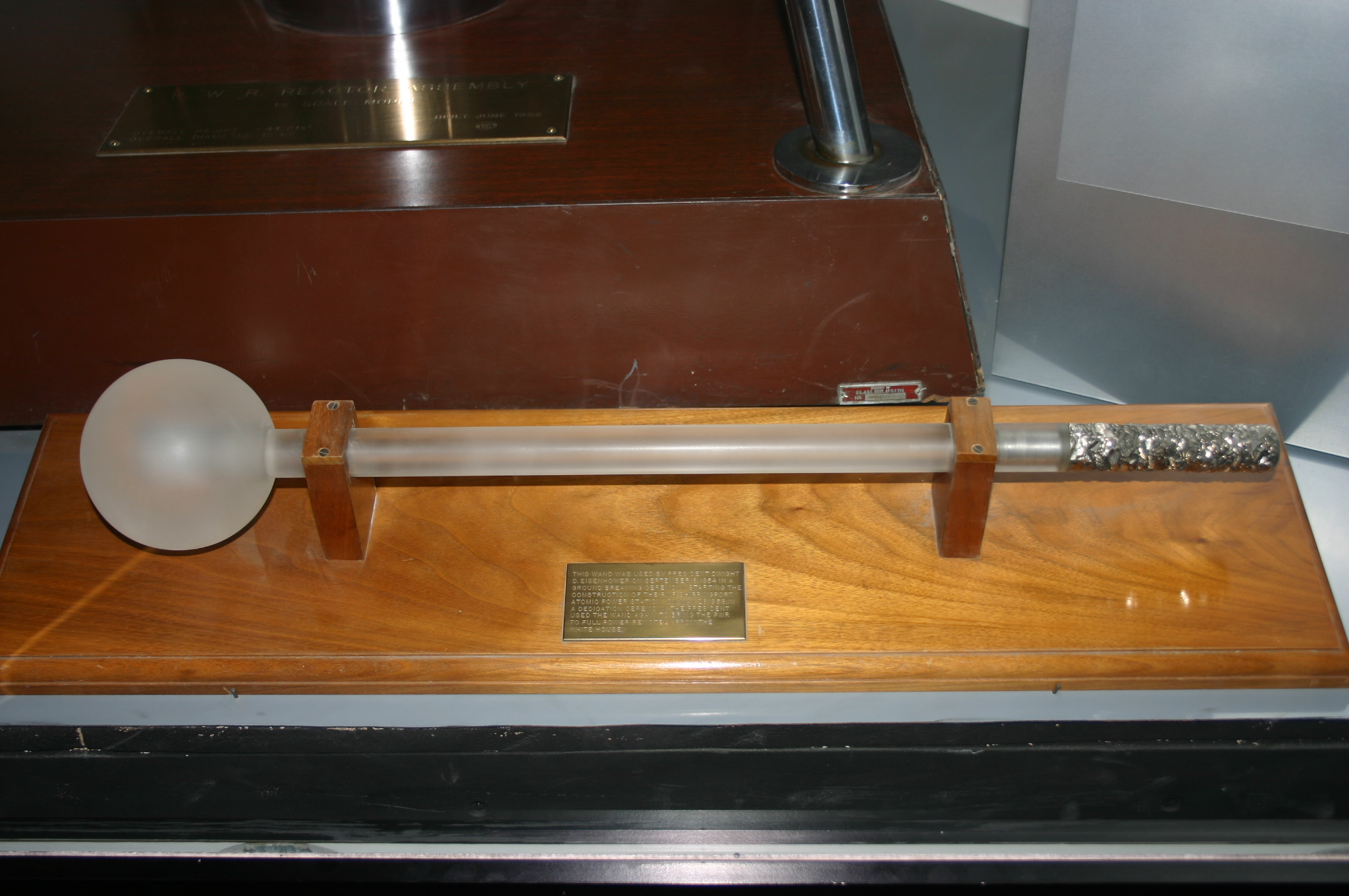 The wand that gave the signal to begin construction of the Shippingport Nuclear Plant