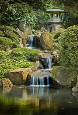 Shofuso Japanese House Waterfall