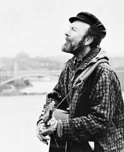 Pete Seeger in his Johnny Appleseed mode