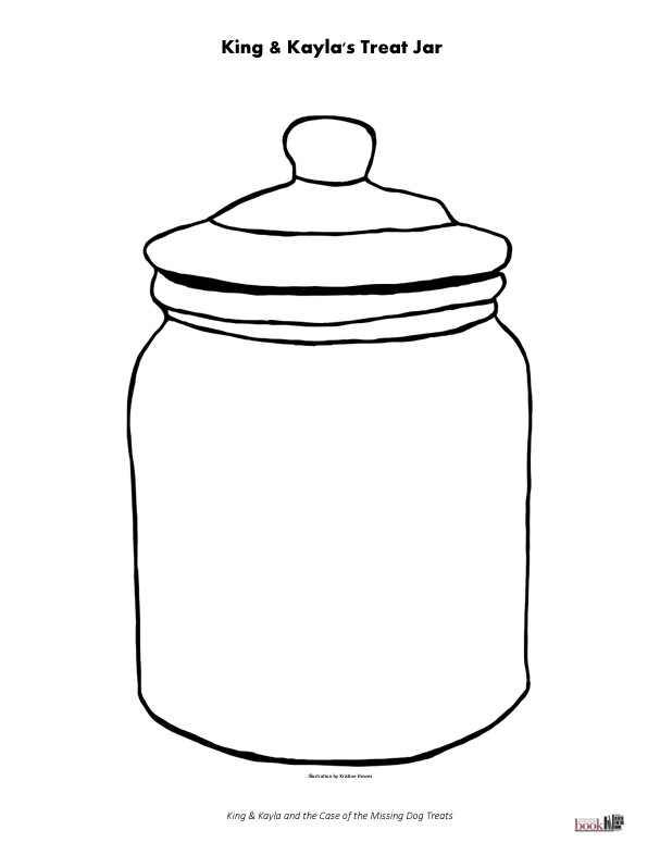 drawing of empty treat jar for King and Kayla activity