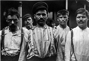 Steel Workers in Homestead, PA, 1908