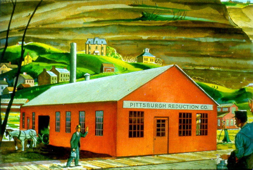 Drawing of the Pittsburgh Reduction Company
