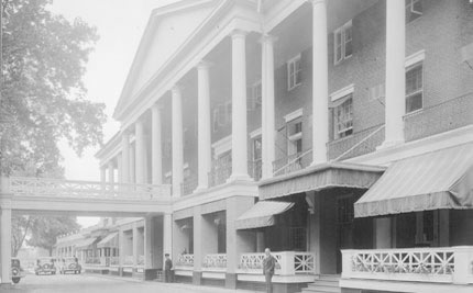 Colonial Front of the Bedford Springs Hotel