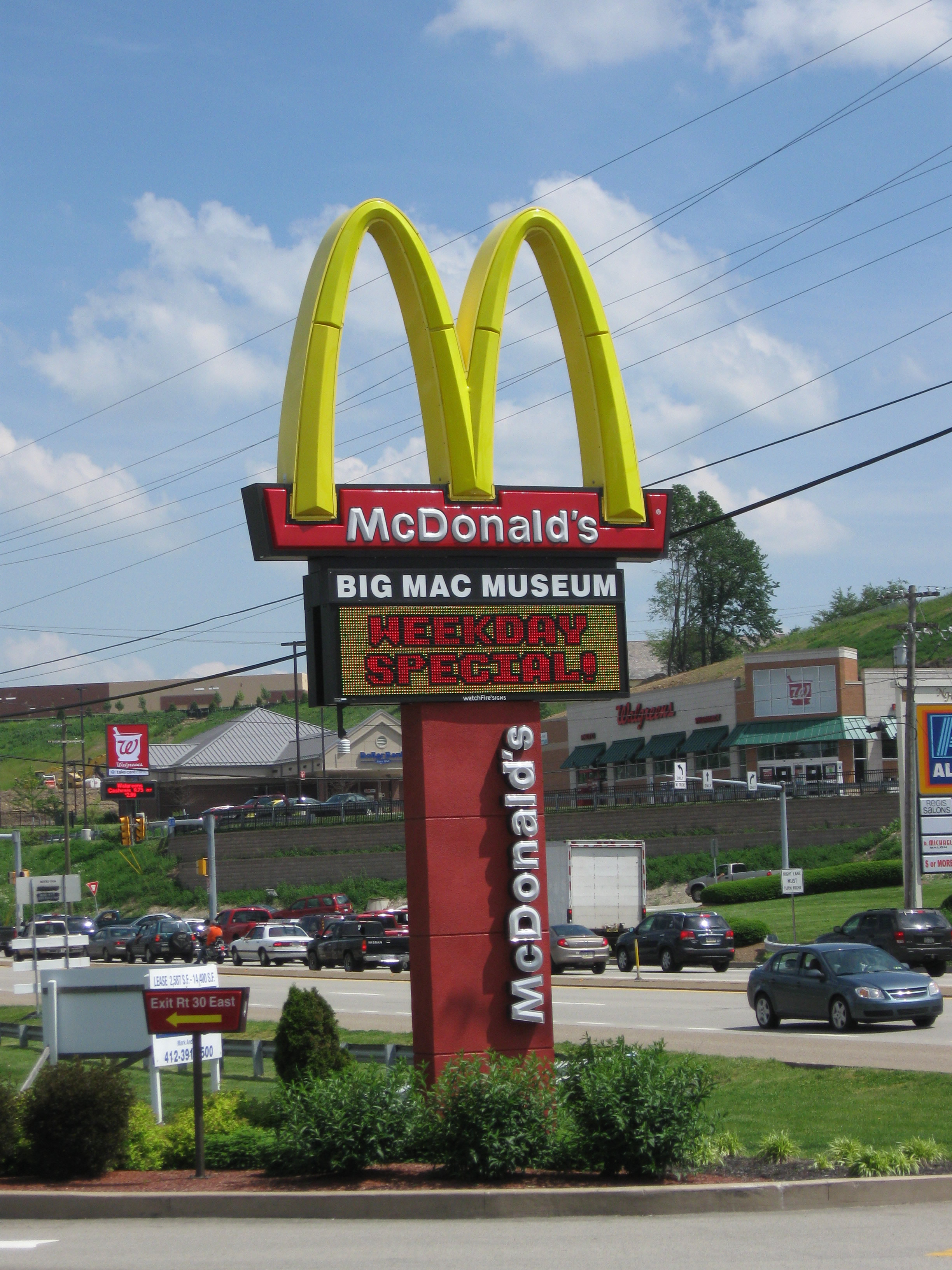 Big Mac Museum Sign