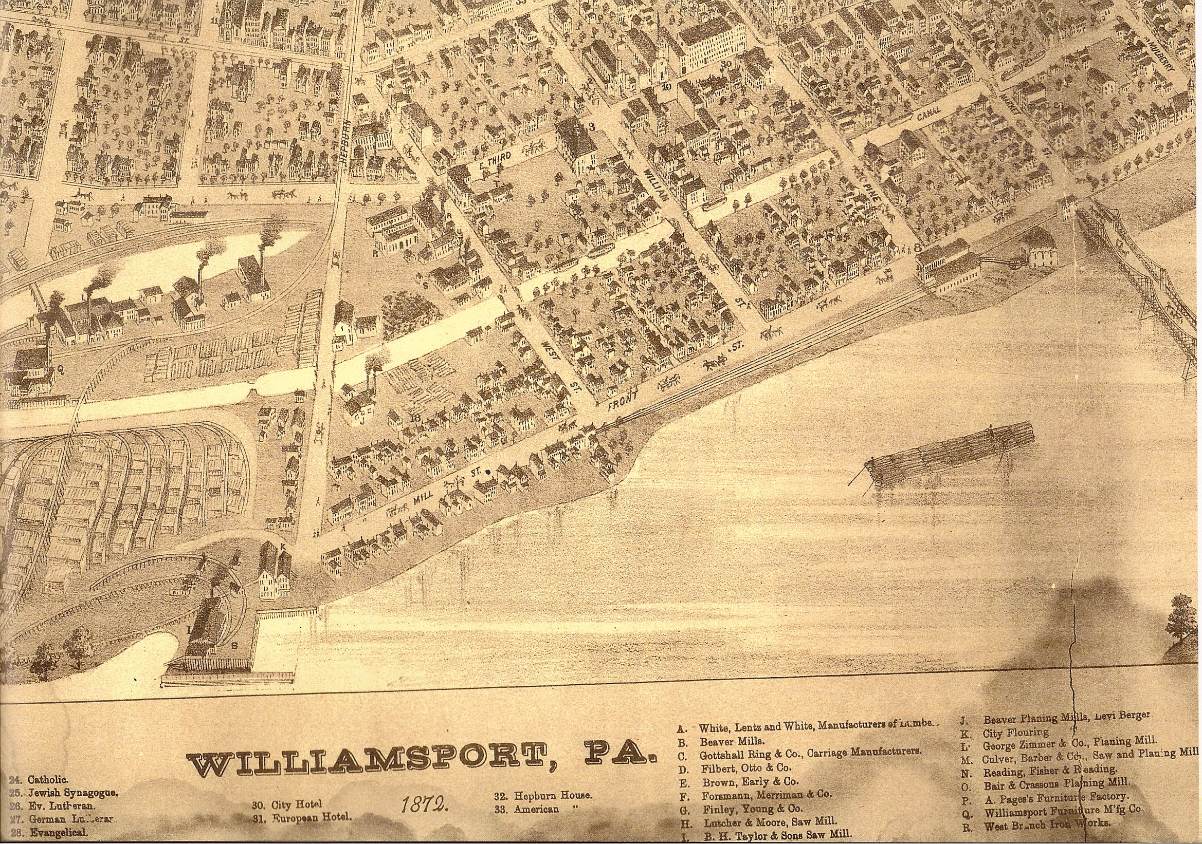 Map of Williamsport