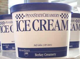 A carton of Penn State Creamery Ice Cream