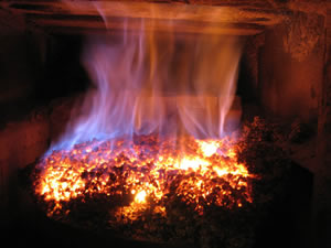 Anthracite Coal Burning