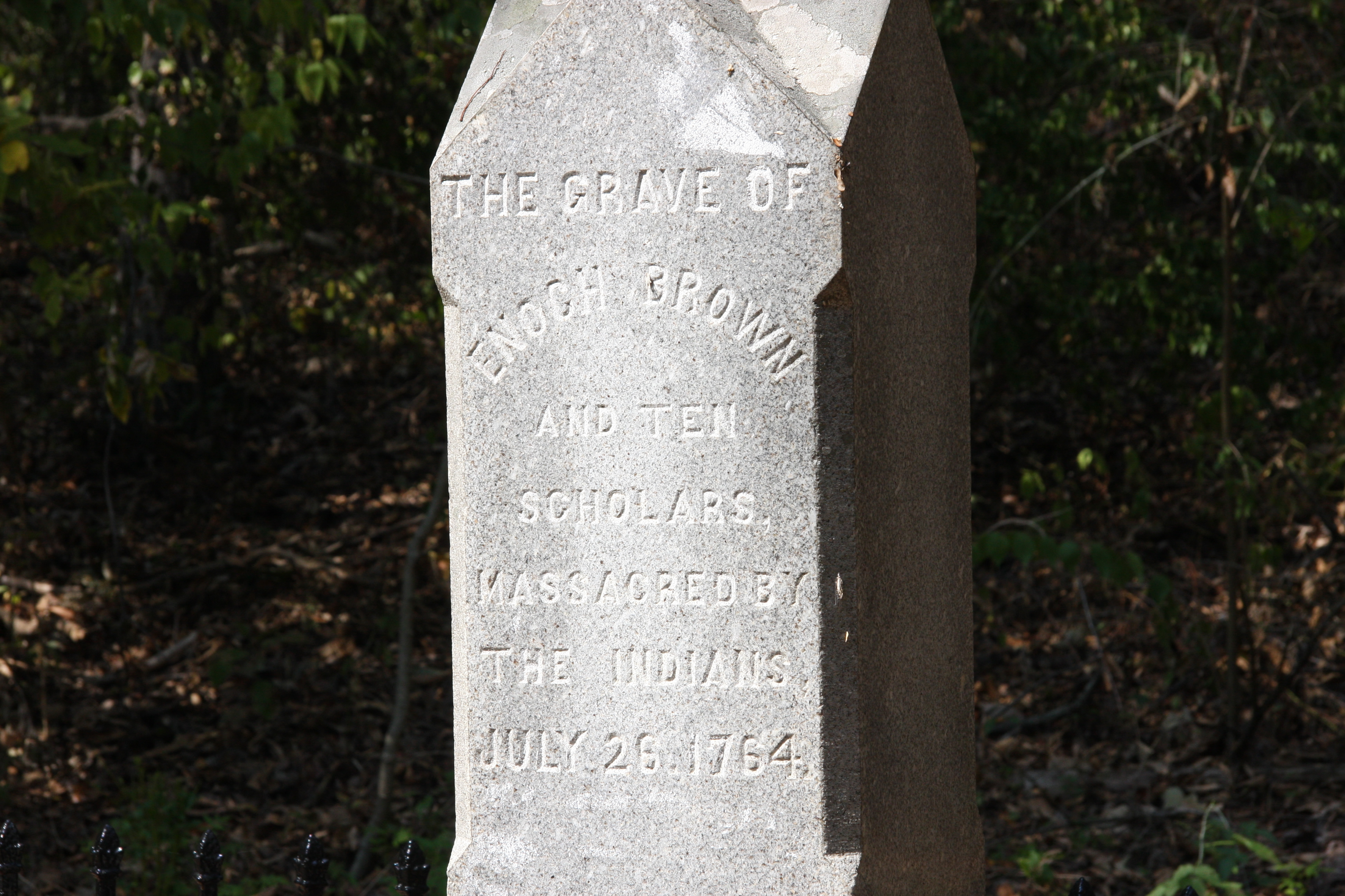 Enoch Brown Headstone