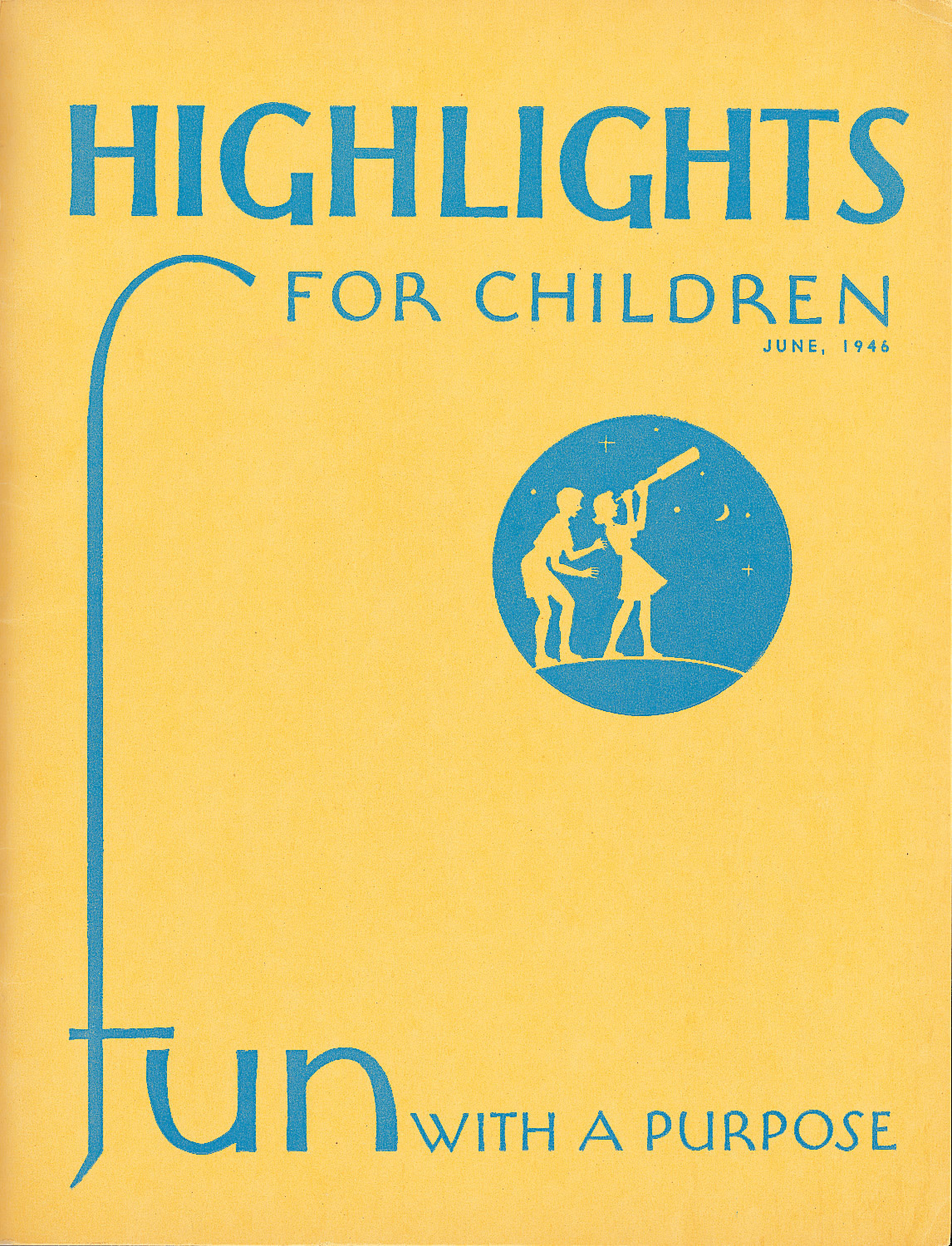 Highlights for Children Inaugural Cover