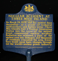 Three Mile Island Historic Marker