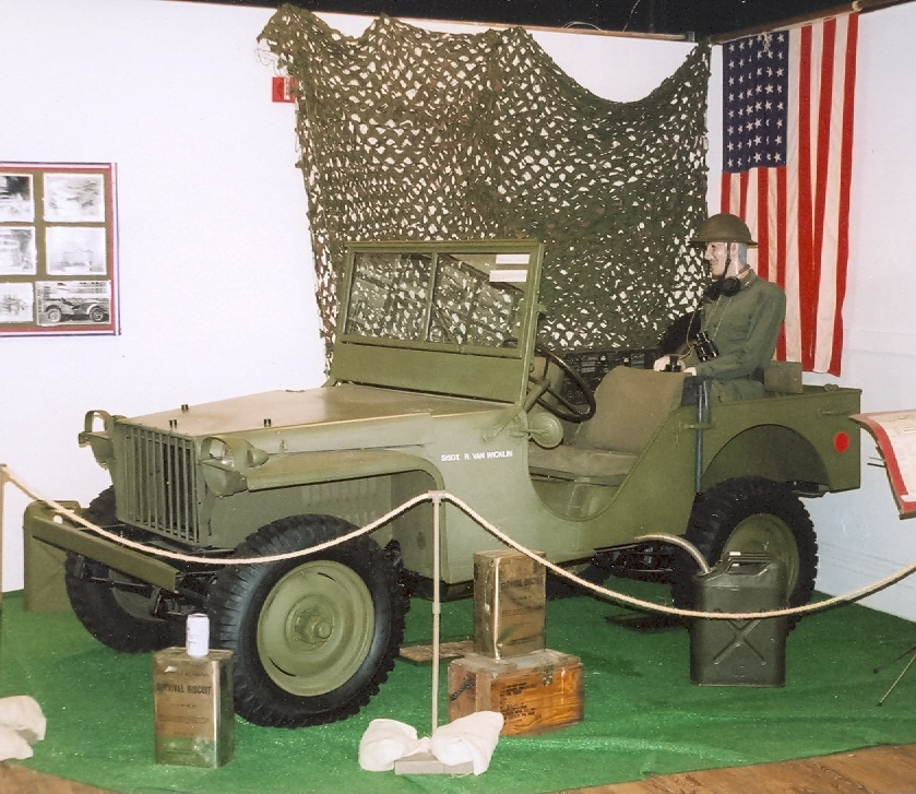 Jeep Diorama at the Butler County Historical Society