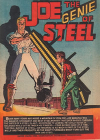 Joe the Genie of Steel Comic Book