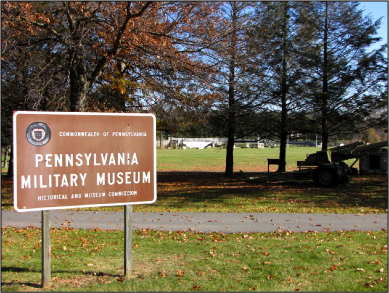 Entry Sign for the Pennsylvania Military Museum