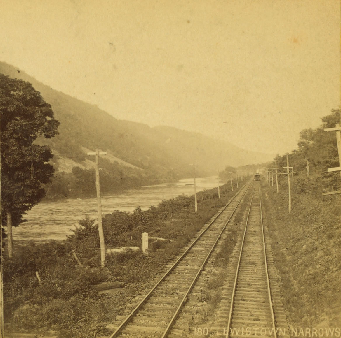 The Lewistown Narrows at the turn of the century