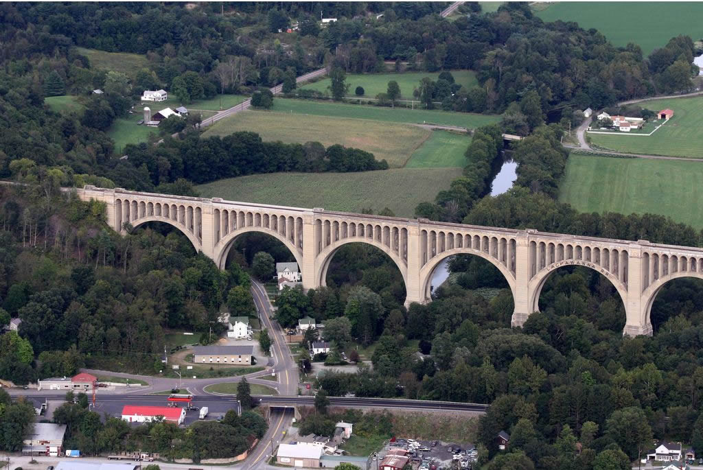 Aerial View of the Nicholson Bridge