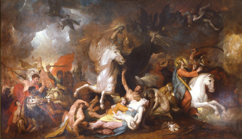 Benjamin West's Painting, Death on a Pale Horse