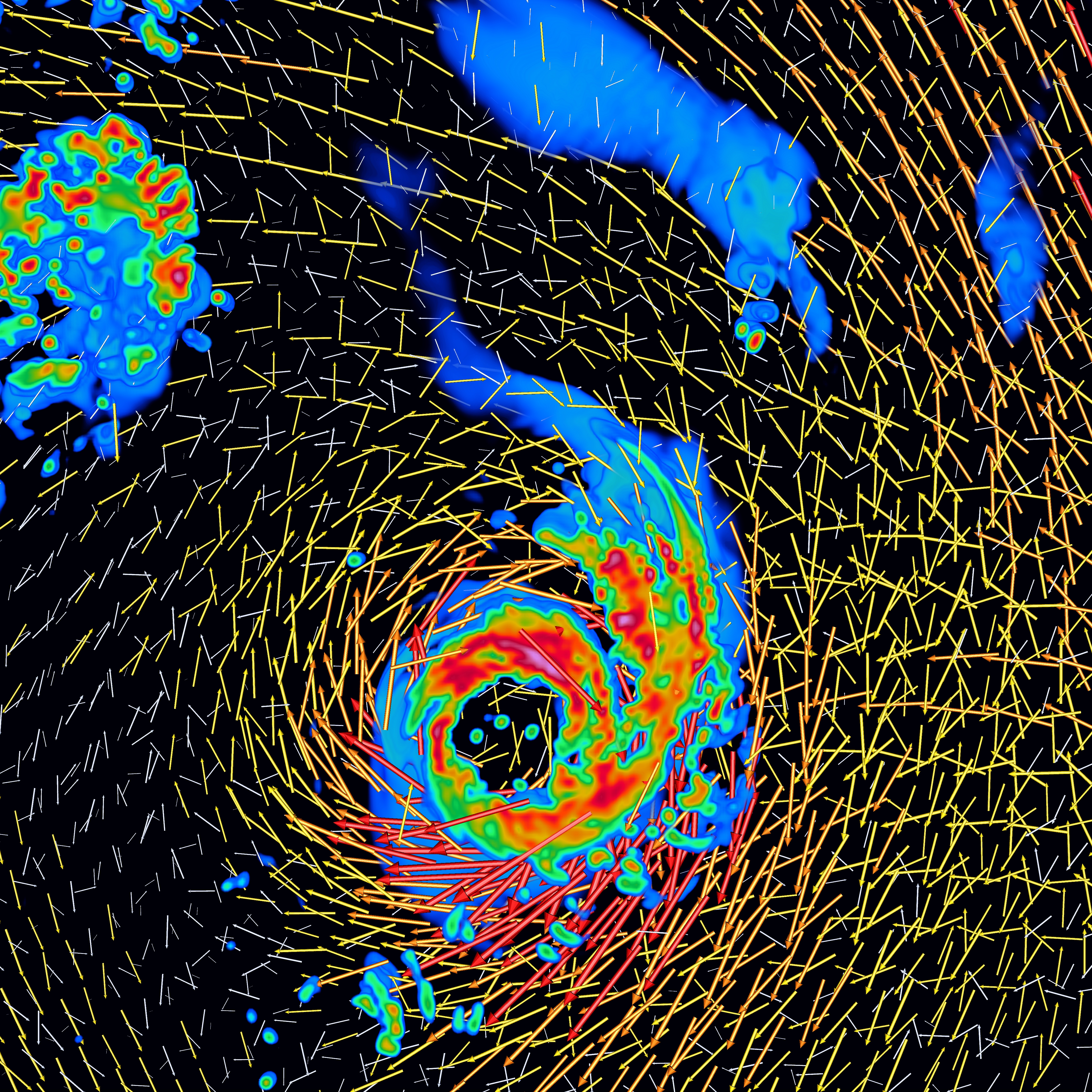 Simulation of Hurricane Ike