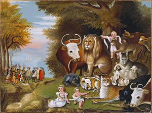 Edward Hicks' painting The Peacable Kingdom