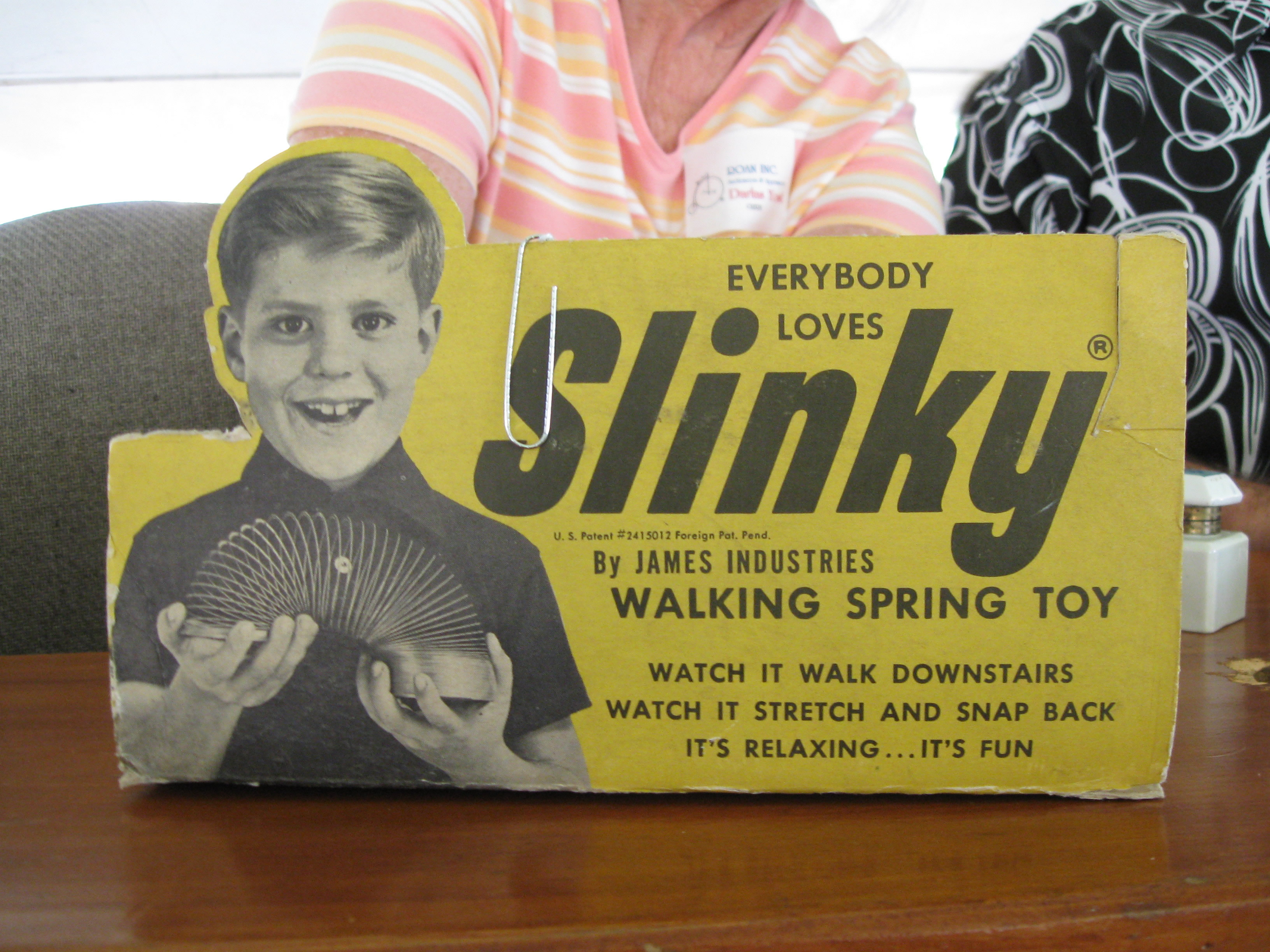 Slinky Cardboard Ad