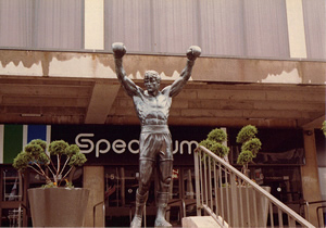 The Rocky Statue at its original location