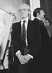 Andy Warhol at the White House