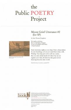 Moon-Grief Utterance #2 (for SP)