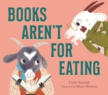 Books aren't for eating cover